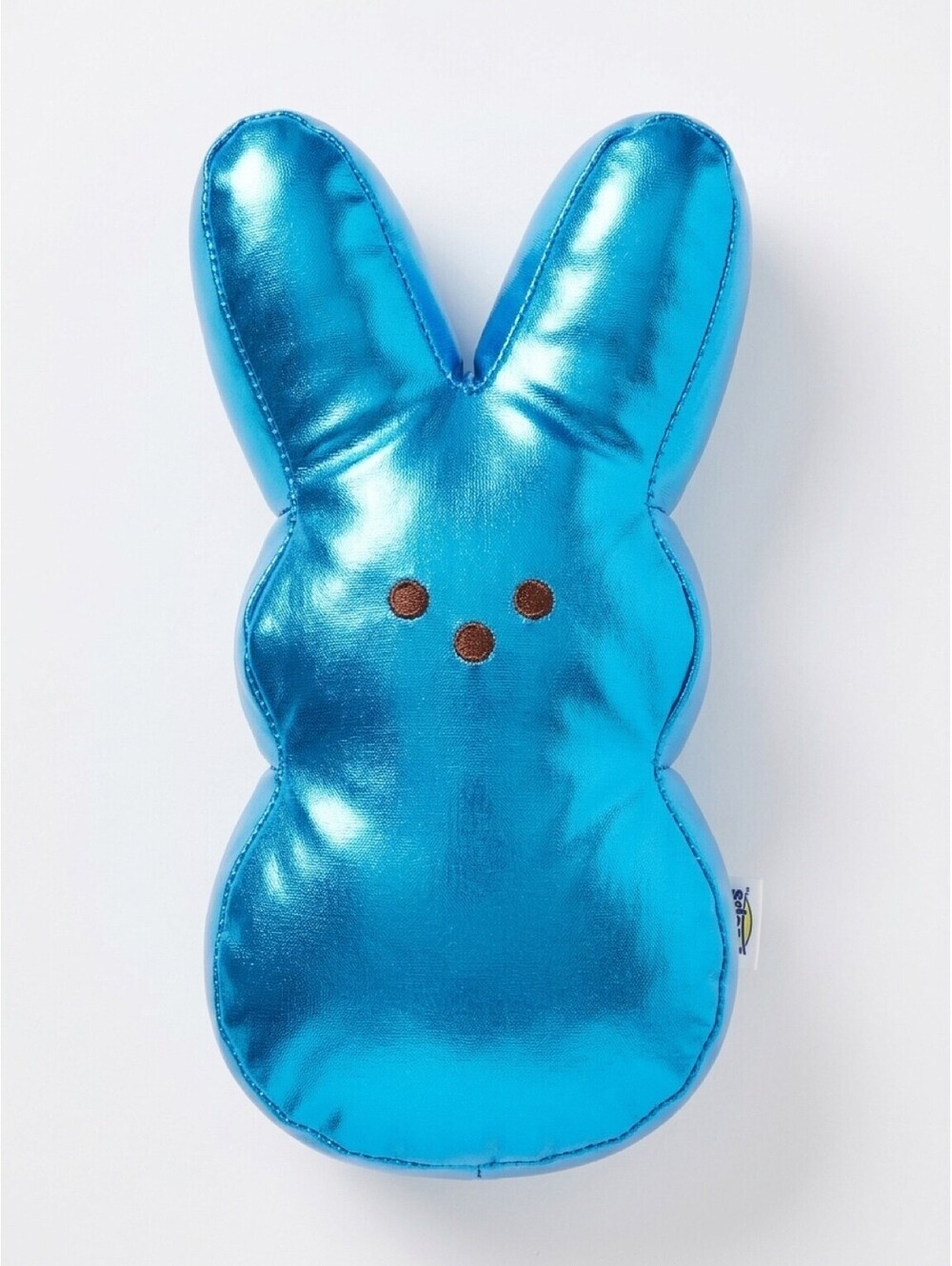 Peeps Blue Metallic Bunny Plush 6.5" Dan Dee Iridescent Easter Rabbit